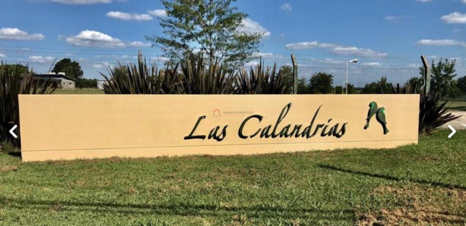 Lote barrio cerrado "Las Calandrias", ubicado en Libertador San Martin, Cardales