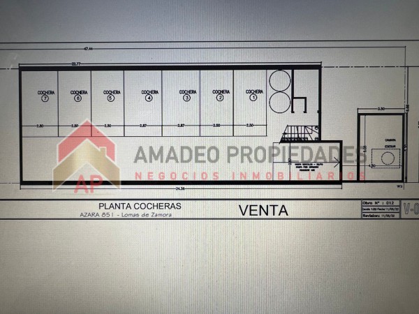 Cochera, ubicada Azara 851, Lomas de Zamora