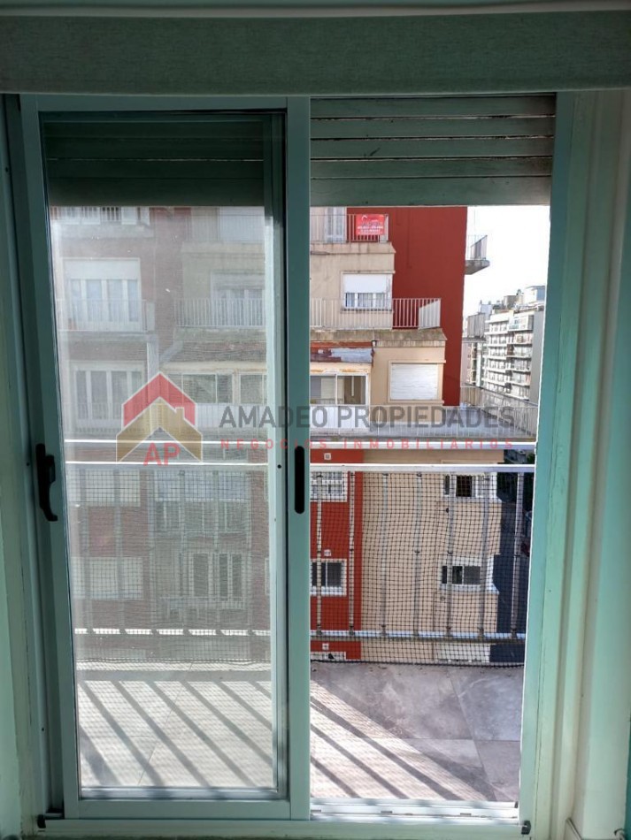 Hermoso Dpto monoambiente al frente Piso 11, ubicado en Santa Fe 1624 Mar del Plata